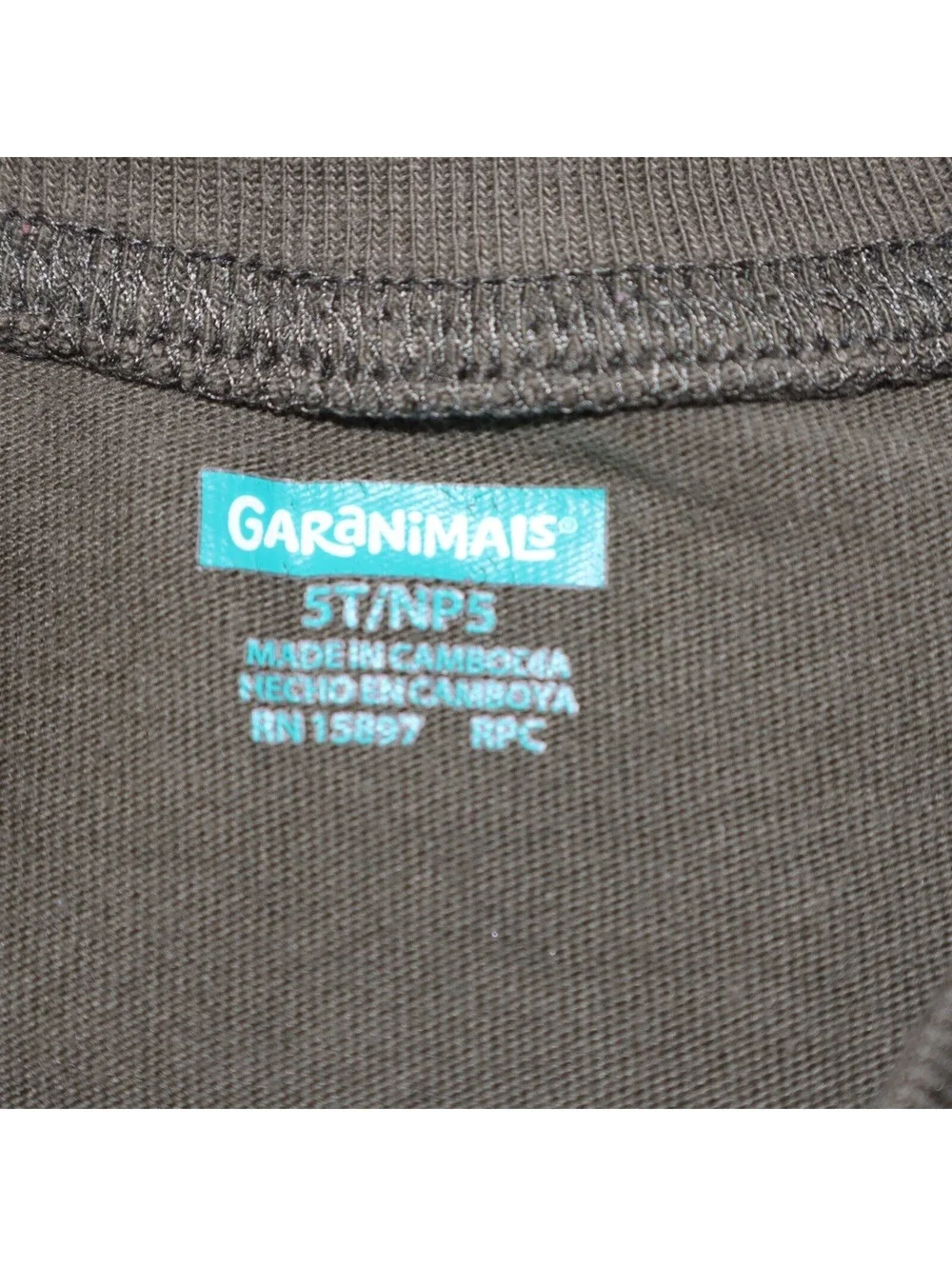 Garanimals Boys Long Sleeve Graphic T-Shirts Size 5T - 3 Pack